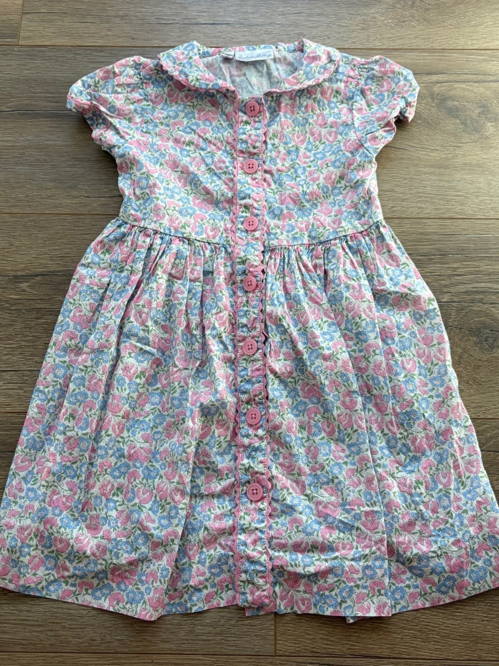 Rachel Riley Floral Little Girls Dress size 4Y
